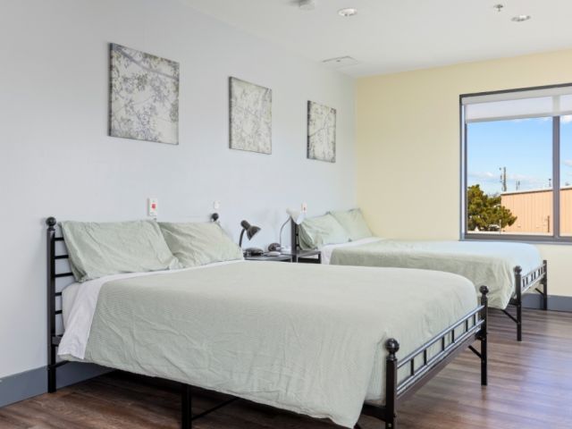 interior view of a bedroom at our detox in atlantic city