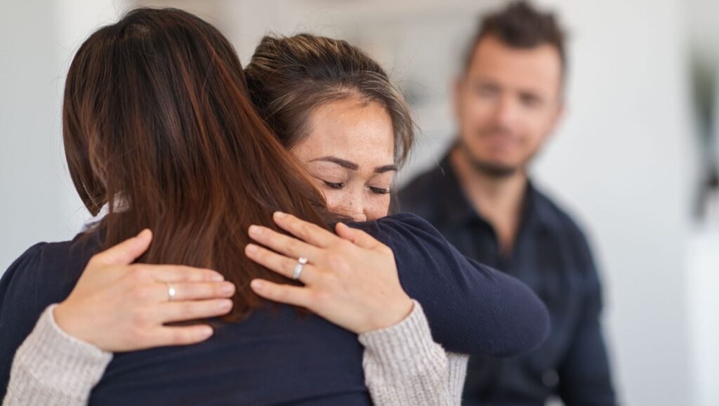 Woman beginning recovery through Trenton drug and alcohol rehab resources.