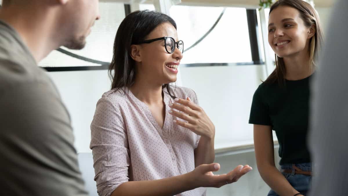A woman shares her experience during dialectical behavior therapy.