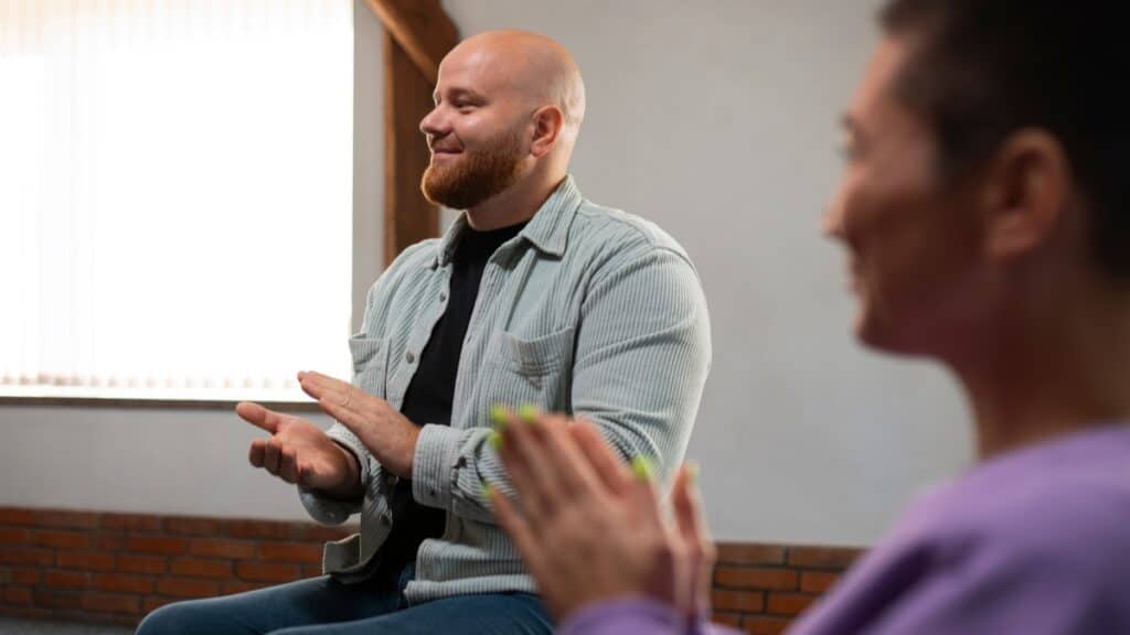 a man finds healing and a path forward from addiction through hydrocodone rehab in New Jersey