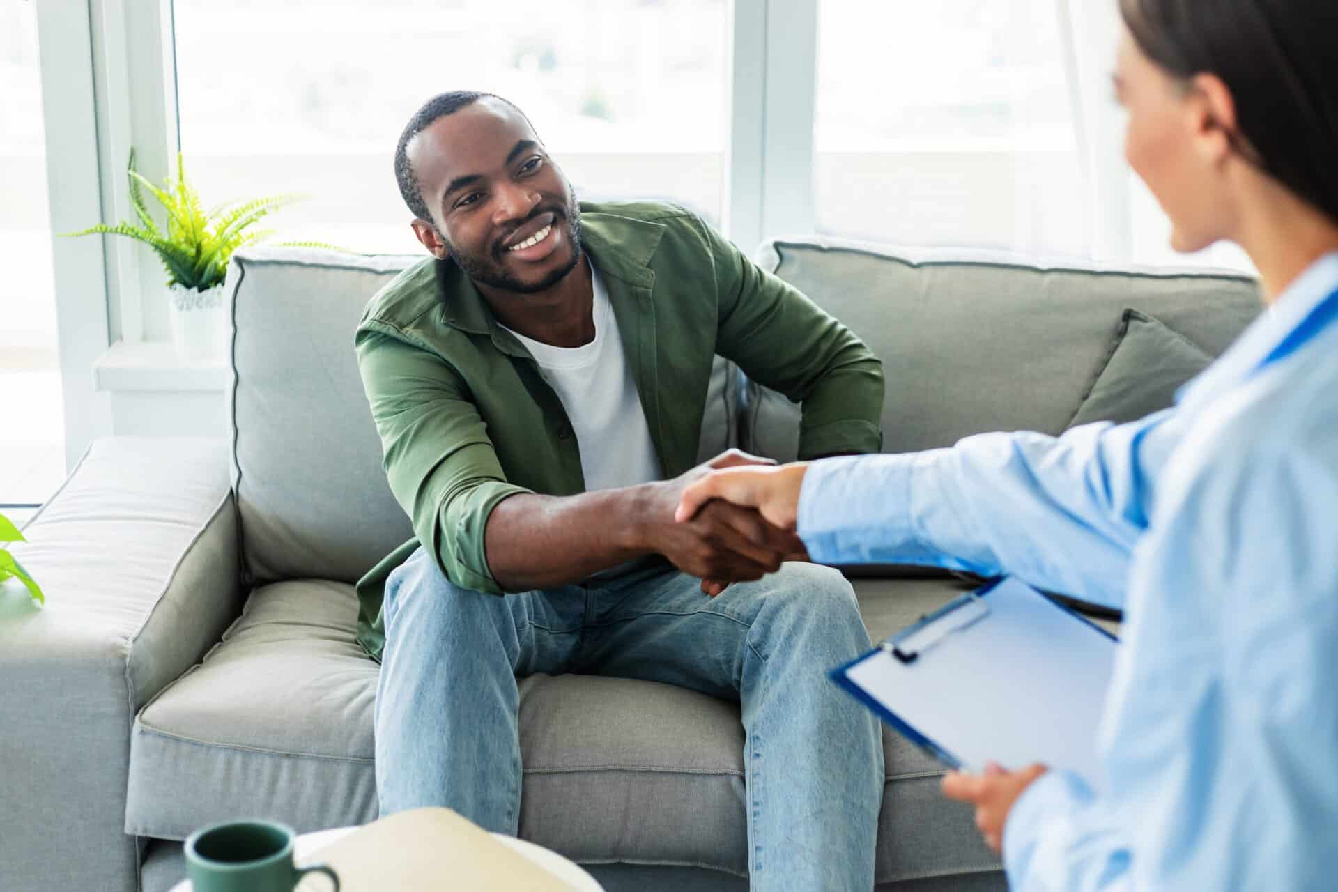 A man recovers and finds wellness through holistic addiction treatment